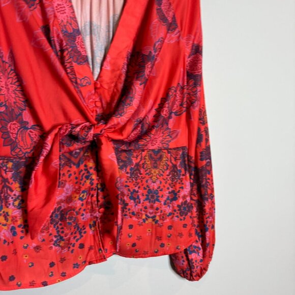 Free People colorful Run Free blouse - Picture 2 of 5